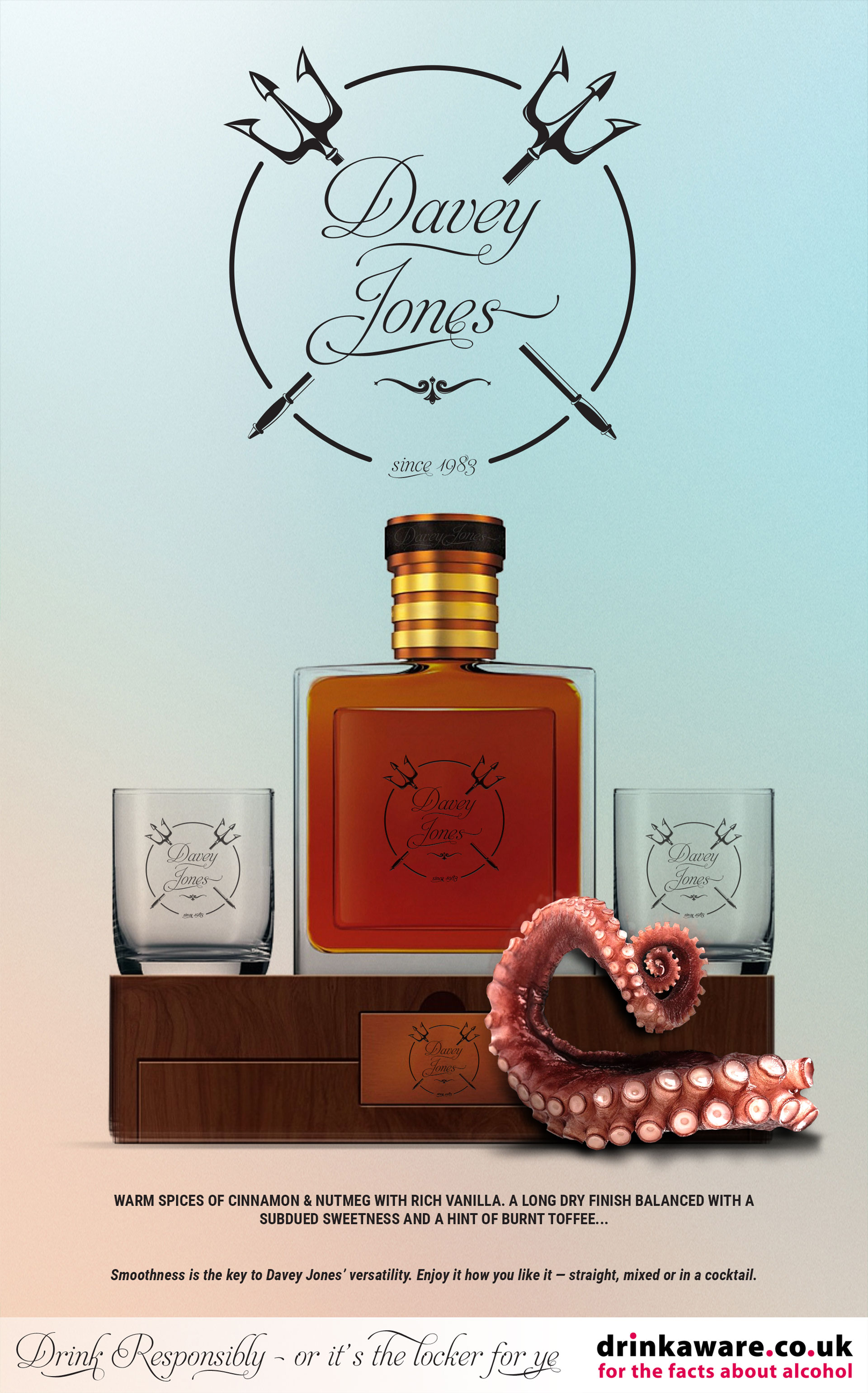 Davey Jones Rum Poster